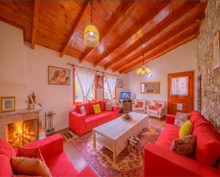 4_ΑΦΡΟΔΙΤΗ_red-sofa-living-room-with-fireplace-and-seating